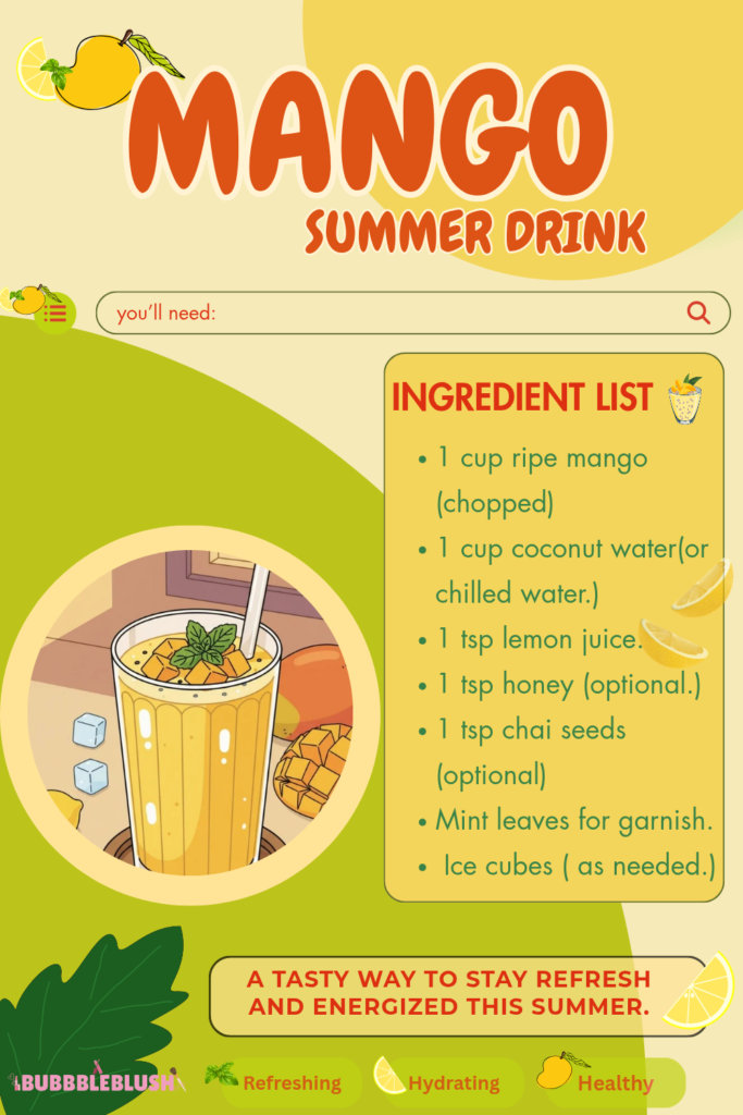health mango drink