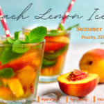 Peach Lemon Iced Tea Refresher: 5min Your New Summer Obsession.